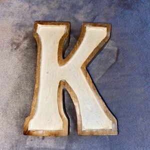 Wooden Letter "K"